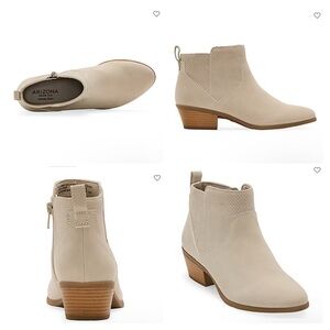 Arizona Jean Company Women's Cream Ankle Boots